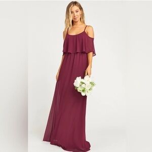 Clearance! Show me Your Mumu Caitlin Ruffle Maxi Dress